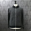クロムハーツ【CHROMEHEARTS】【カシミヤ】ダブルジップニット/カーディガン/ニットブルゾン/3セメタリークロスパッチ/2213-304-0910/Sサ...