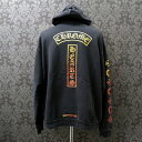 クロムハーツ【CHROMEHEARTS】グラデーションプリント/プルオーバーパーカー/袖CHプラスプリント/Lサイズ【中古】12962