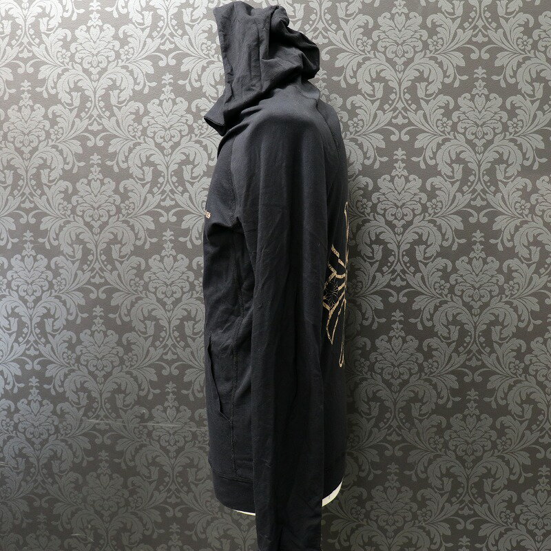 クロムハーツ【CHROMEHEARTS】CHプラスプリントパーカー/染み込みプリント/ダガージップパーカー/Sサイズ【中古】131749