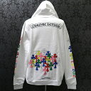 クロムハーツ【CHROMEHEARTS】セメタリークロスプリントパーカー/マルチカラー/プルオーバー/Lサイズ【中古】131462