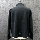 クロムハーツ【CHROMEHEARTS】【ハラコ】ハイネックニット/ハラコセメタリークロスパッチ/スクロールラベル/ブラック/ニット/M-Lサイズ【中古】131...