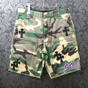 クロムハーツPPO SEXRCD HALF PANTS/SEXレコード/ハーフパンツ/カーペンターパンツ/32インチ121620