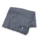 クロムハーツ【CHROMEHEARTS】【カシミア】ストール/マフラー/CHプラス/グレー【中古】9-1691