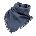 クロムハーツ【CHROMEHEARTS】ストール/マフラー/CHプラス/ネイビー系【中古】102202