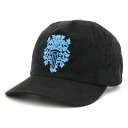 クロムハーツ【CHROMEHEARTS】トラッカーキャップ/ダガー刺繍/帽子/クロスボール/コーデュロイ/ブラック【中古】13777