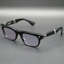 クロムハーツ 【CHROMEHEARTS】 【度入り】 折り畳み メガネ / サングラス / DROOLIN / BSフレア / ブラック / 52口20-145 【中古】132083(4)