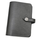 クロムハーツ【CHROMEHEARTS】アジェンダ/手帳カバー/プレーン/ブラック【中古】112328