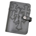 クロムハーツ【CHROMEHEARTS】アジェンダ/手帳カバー/セメタリークロスパッチ【中古】131824