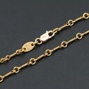 クロムハーツ 【CHROMEHEARTS】【保証書付】【22K】【16インチ】ツイストチェーン/7.51g【中古】122928