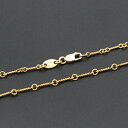 クロムハーツ 【CHROMEHEARTS】【保証書付】【22K】【18インチ】ツイストチェーン/7.15g【中古】13322