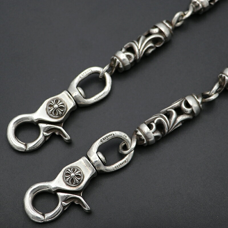 クロムハーツ【CHROMEHEARTS】 【6リンク】ローラーウォレットチェーン / 2クリップ / 201.2g 【中古】132091