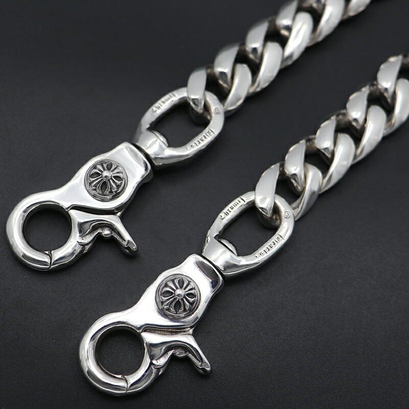 クロムハーツ【CHROMEHEARTS】【保証書付】【ロング】クラシック / ウォレットチェーン / 2クリップ / 242.0g【中古】133135