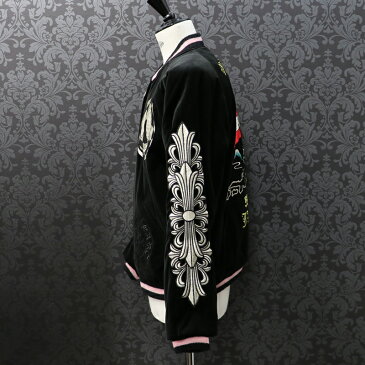 クロムハーツ×東洋【CHROMEHEARTS】【未使用品】【保証書付】【青山限定】matty boy/リバーシブルスカジャン/別珍/キルティング/TT14586/特大/XL/青山20周年【中古】19-2710