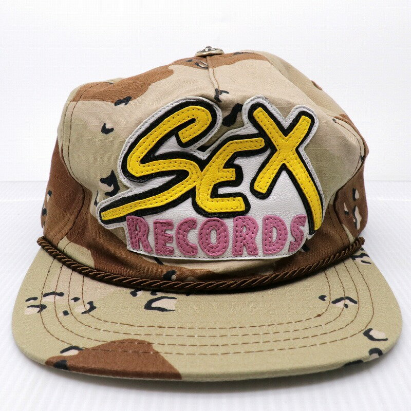 クロムハーツ【CHROMEHEARTS】Sex Record/トラッカーキャップ/ガンスリンガー/クロスボール/帽子/デザートカモ【中古】121058