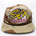 クロムハーツ【CHROMEHEARTS】Sex Record/トラッカーキャップ/ガンスリンガー/クロスボール/帽子/デザートカモ【中古】121058