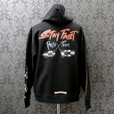 クロムハーツ【CHROMEHEARTS】matty boy/マティボーイ/Stay Fast Hoodie/グラフィックプリントパーカー/ブラック/XLサイズ【中古】121313