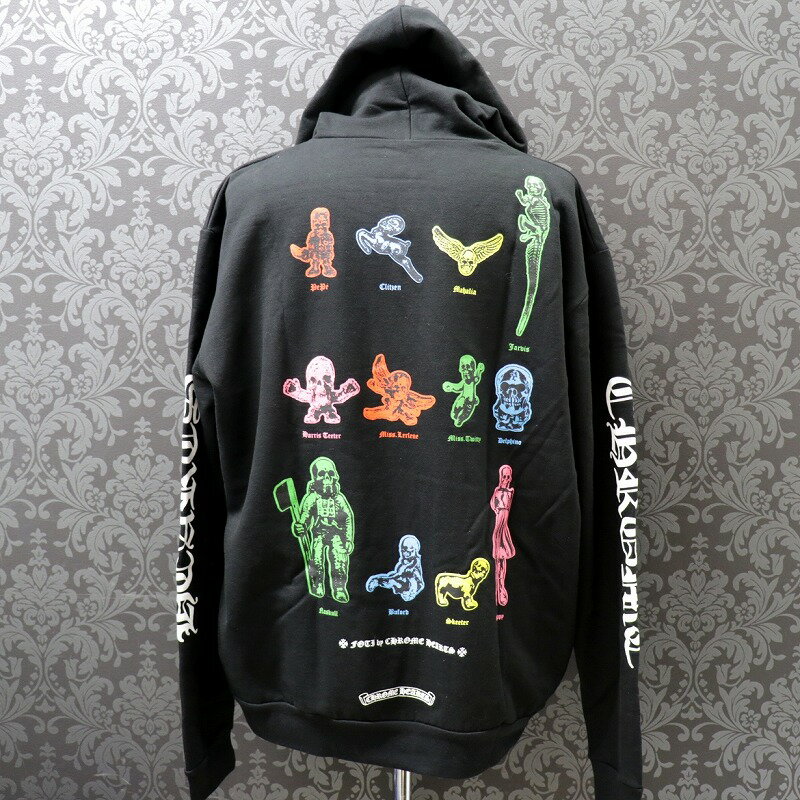 クロムハーツFOTI ZIP HOODIE/マルチカラー/フォティ/ジップパーカー/フーディー/Lサイズ121370