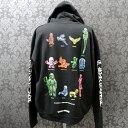 クロムハーツ【CHROMEHEARTS】FOTI ZIP HOODIE/マルチカラー/フォティ/ジップパーカー/フーディー/Lサイズ【中古】121370