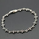 クロムハーツ【CHROMEHEARTS】【両面ダイヤモンド】タイニーEブレスレット/12リンク/8.65g【中古】131696