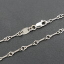 クロムハーツ【CHROMEHEARTS】【保証書付】【WG】【18インチ】ツイストチェーン/18K/7.69g【中古】133129