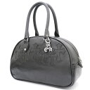 クロムハーツ【CHROMEHEARTS】【保証書付】【スモール】ジムバッグ/CHチャーム/ヘビーレザー【中古】132731
