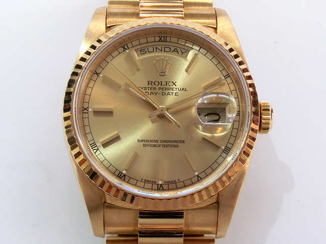 メンズ時計【中古】　ROLEX　ロレックス　デイデイト　18238　（L番）1989年頃【楽ギフ_包装選択】