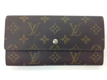 メンズ【中古】　LOUIS　VUITTON　ルイ　ヴィトン　二つ折り長財布（旧型）　M61725　モノグラム【楽ギフ_包装選択】