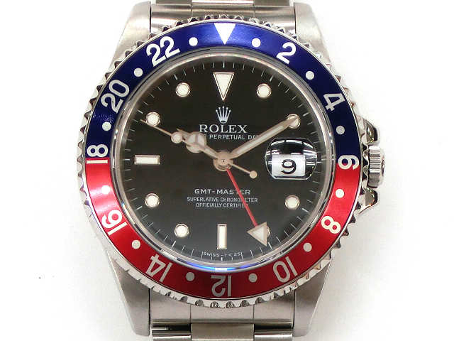 メンズ時計【中古】　ROLEX　ロレックス　　GMTマスター　赤青ベゼル　　16700（S番）1993年頃　【楽ギフ_包装選択】のサムネイル