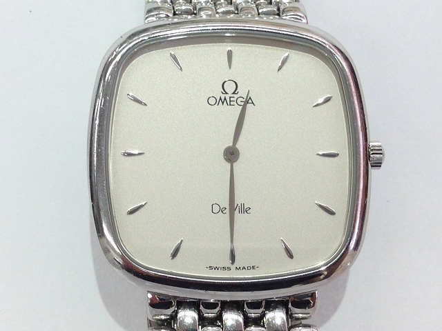 メンズ時計【中古】　OMEGA　オメガ　DeVille　デビル　クオーツ時計【楽ギフ_包装選択】