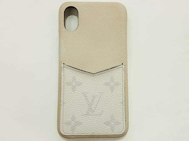 メンズ【中古】　LOUIS　VUITTON　ルイヴィトン 　　バンパーXS　iPhoneX iPhoneXS　アイフォンケース　M67681　タイガラマ　ブロン　アイフォンXケース　アイフォンXsケース　iPhoneケース　スマホケース　カバー【楽ギフ_包装選択】