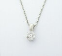レディース【中古】 プラチナダイヤネックレス Pt850Pt900 D0.563ct プラチナ ダイヤモンド 仕上げ済み【楽ギフ_包装選択】