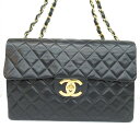 レディース【中古】 CHANEL シャネル A01094 デカマトラッセ34 Wチェーンショルダー ショルダーバッグ【楽ギフ_包装選択】