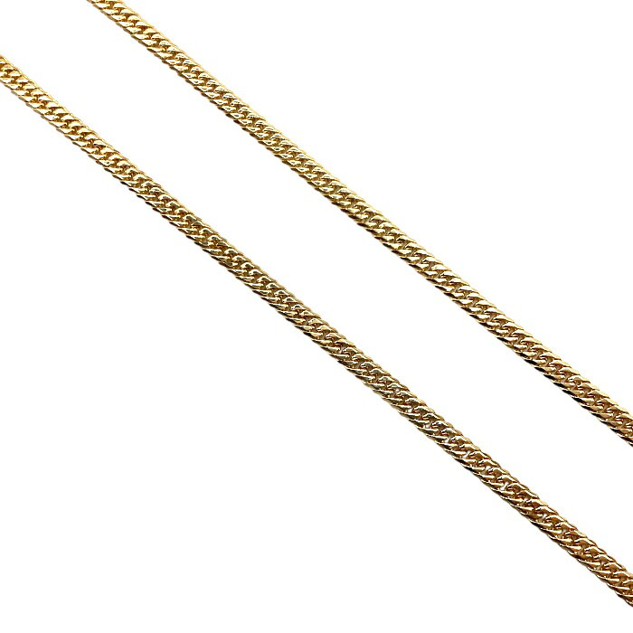【中古】 喜平 6Wネックレス K18 ゴールド 金 6面 ダブル 約8．8g 約45cm 仕上げ済【楽ギフ_包装選択】