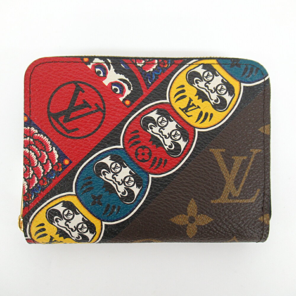 メンズ　レディース【中古】　LOUIS　VUITTON　ルイ ヴィトン　ジッピーコインパース　M67250　モノグラム　ラウンドファスナー　小銭入れ　山本寛斎　歌舞伎　ダルマ【楽ギフ_包装選択】