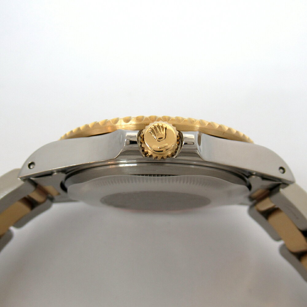 メンズ時計【中古】　ROLEX　ロレックス　GMTマスター2　16713　S番（1993年頃）　黒×金ベゼル　YG×SS　自動巻き　オートマ　オーバーホール　新品仕上げ済み【楽ギフ_包装選択】