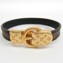 メンズ レディース【中古】 LOUIS VUITTON ルイ ヴィトン ブラスレ ファッスン ユア LV M6170E モノグラム サイズ:19 ブレスレット ...