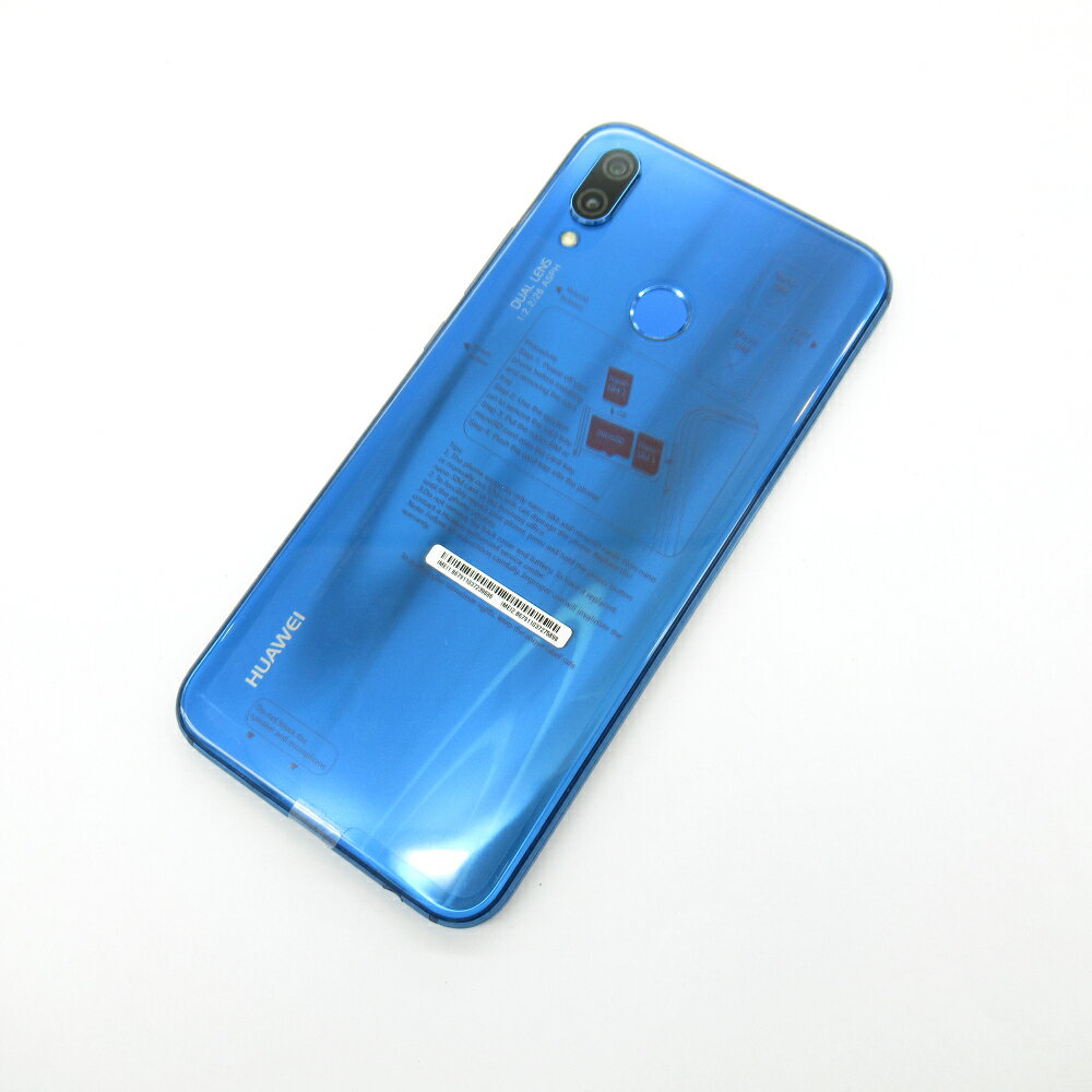 メンズ レディース【中古】 HUAMEI ファーウェイ P20 lite 32GB ANE‐LX2J Klein Blue クラインブルー スマートフォン スマホ アンドロイド キャリア：UQモバイル【楽ギフ_包装選択】