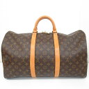 メンズ　レディース【中古】　LOUIS　VUITTON　ルイ　ヴィトン　キーポル50　M41426　モノグラム　ボストンバッグ【楽ギフ_包装選択】