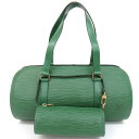 レディース【中古】 LOUIS VUITTON ルイ ヴィトン スフロ M52224 エピ ショルダーバッグ ポーチ付き グリーン【楽ギフ_包装選択】