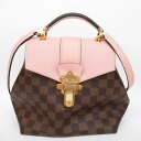 レディース【中古】　LOUIS　VUITTON　ルイ ヴィトン　クラプトン　N42262　ダミエ　バックパック　リュックサック　ピンク　ブラウン【楽ギフ_包装選択】