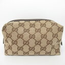 メンズ　レディース【中古】　GUCCI　グッチ　29595　GGキャンバス　ポーチ　化粧品　小物入れ【楽ギフ_包装選択】