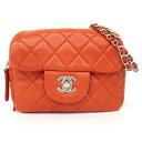 レディース【中古】 CHANEL シャネル マトラッセ チェーンショルダーウォレット ショルダーバッグ ポシェット【楽ギフ_包装選択】