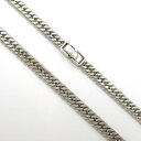 【中古】 喜平 6Wネックレス Pt1000 プラチナ 6面 6メンダブル 50.9g 61cm【楽ギフ_包装選択】