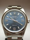 ROLEX　ロレックス　【中古】　エアキング　青文字盤　　14000M　（P番）USED-B