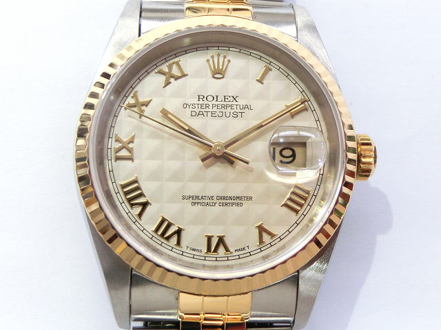 メンズ時計【中古】　ROLEX　ロレックス　デイトジャスト　16233（W番）1994年頃　オーバーホール済み【楽ギフ_包装選択】