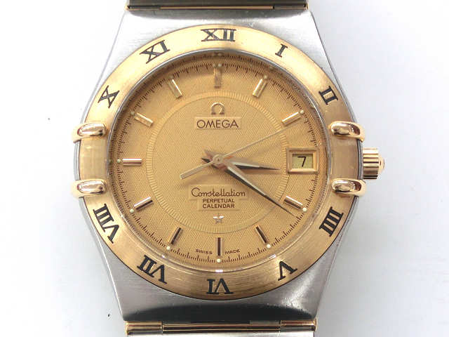 メンズ時計【中古】　OMEGA　オメガ　コンステレーション　パーペチュアルカレンダー【楽ギフ_包装選択】