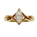 【中古】 K18 D1.0ct ゴールド ダイヤモンド リング 約13号 レディース ジュエリー アクセサリー ダイヤモンド USED-AB 質屋 かんてい局 加古川店 A22-1870 007(4)