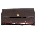 【中古】LOUIS VUITTON ルイヴィトン M93524 ポルトフォイユ・サラ モノグラムアマラント ヴェルニ エナメル 長財布 ロングウォレット ブランド財布 サイフ USED-B 質屋 かんてい局加古川店 A22-1169 001