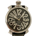 【中古】 GaGaMILANO ガガミラノ 5010.4 マヌアーレ アッチャイオ マヌアーレ48 ステンレス 腕時計 ウォッチ メンズ 手巻き カジュアル USED-B 質屋 かんてい局 加古川店 A22-1228 007 その1