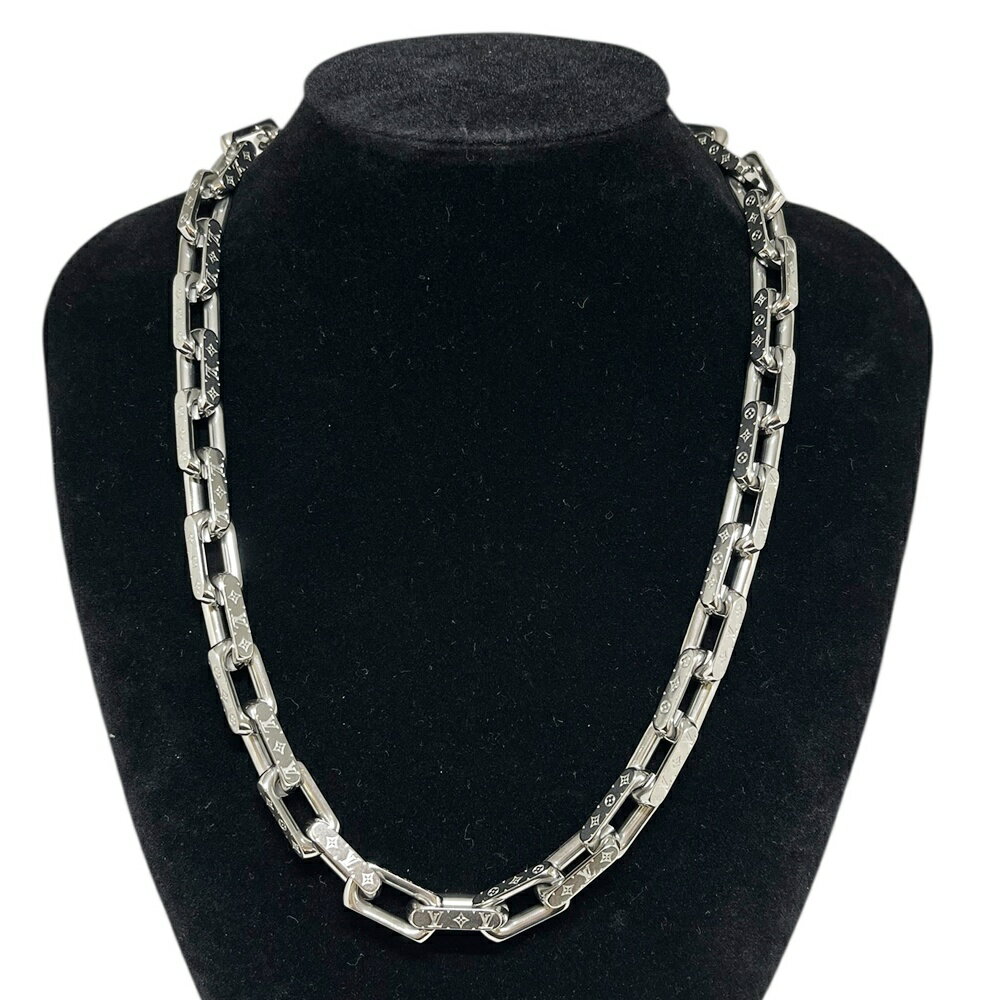 LOUIS VUITTON【ルイ・ヴィトン】M00307 ネックレスチェーンモノグラム メタル シルバー アクセサリー ..